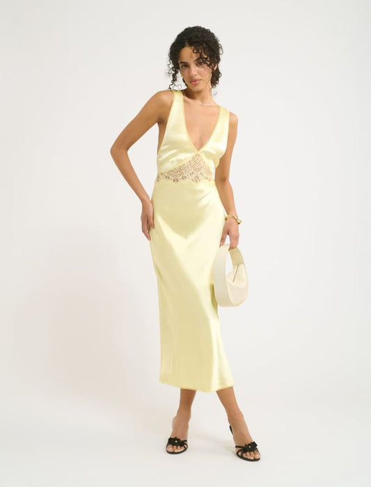 Vanity Midi Dress | Buttercream - Midi Dress