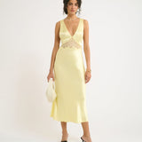 Vanity Midi Dress | Buttercream - Midi Dress