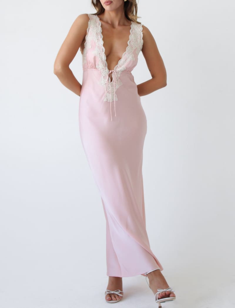 Venice Maxi Dress | Baby Pink