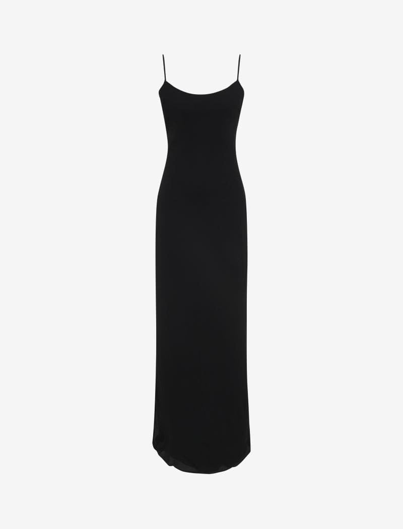 Vintage Slip Maxi Dress | Black - Maxi Dress