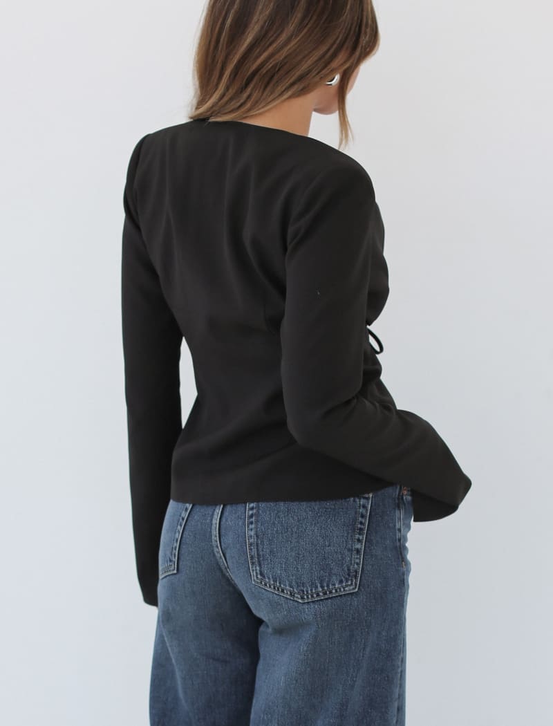 Waldorf Top | Black - Long Sleeve