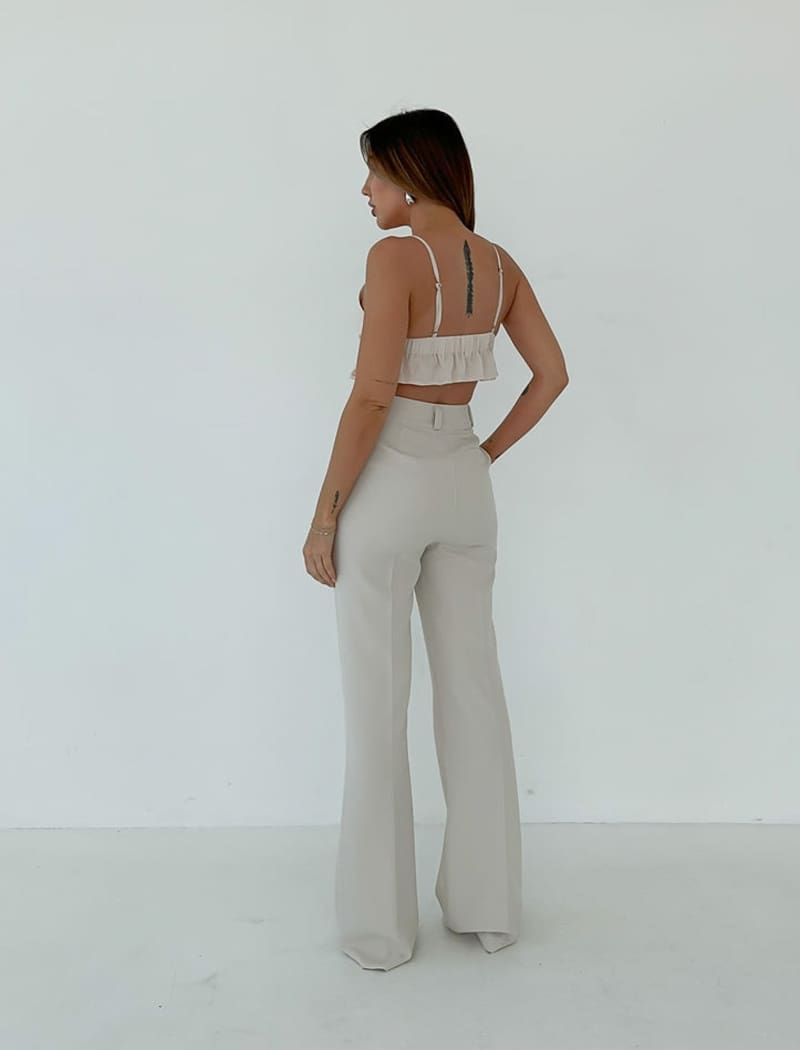 Wall Street Trouser | Bone - Pants