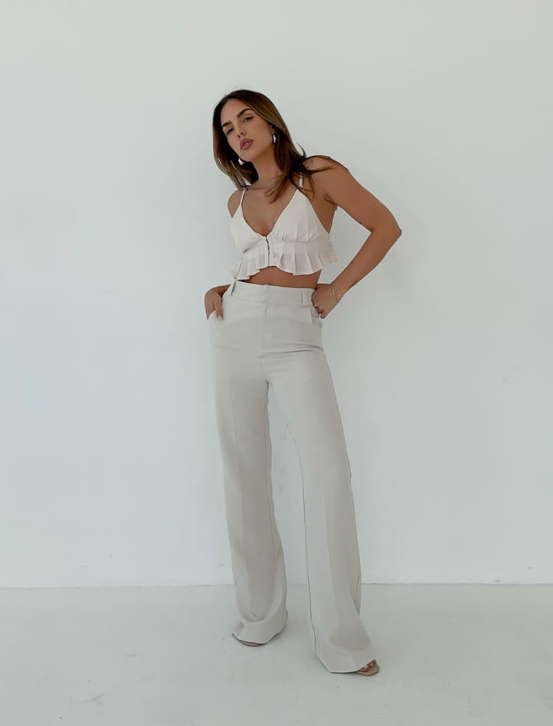 Wall Street Trouser | Bone - Pants