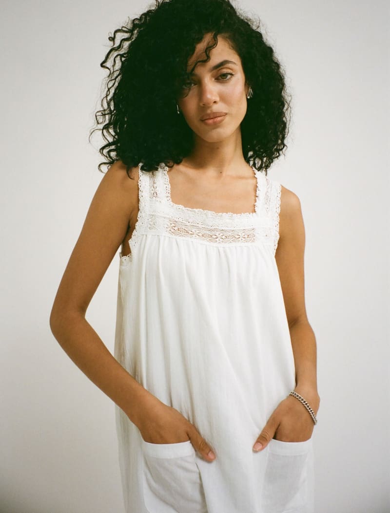 Willow Mini Dress | White - Mini Dress