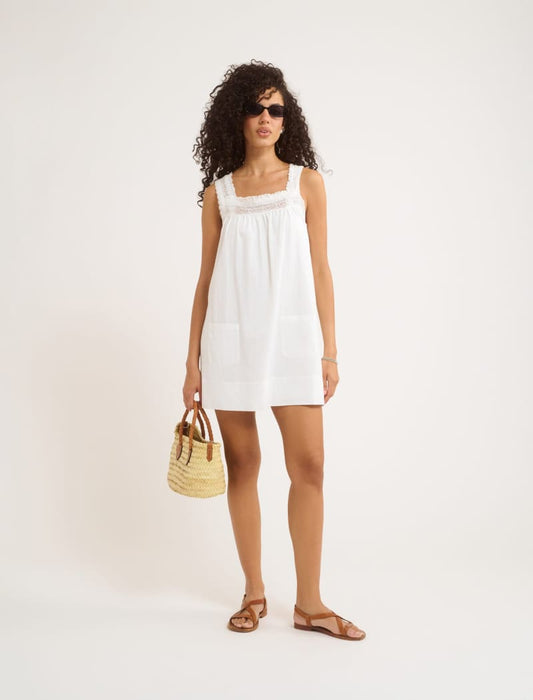 Willow Mini Dress | White - Mini Dress