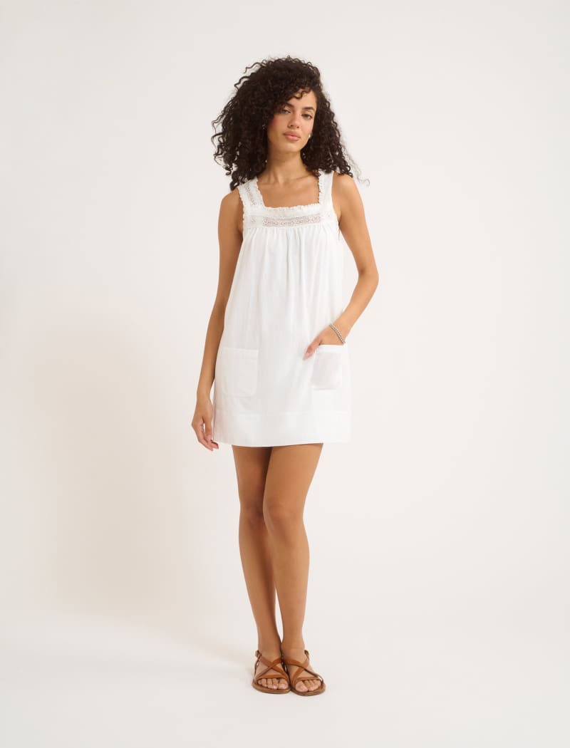 Willow Mini Dress | White - Mini Dress