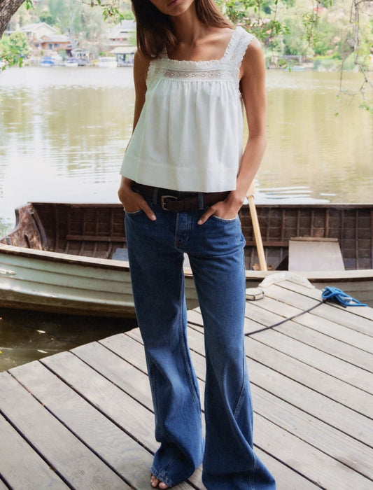 Willow Top | White - Camis and Tanks