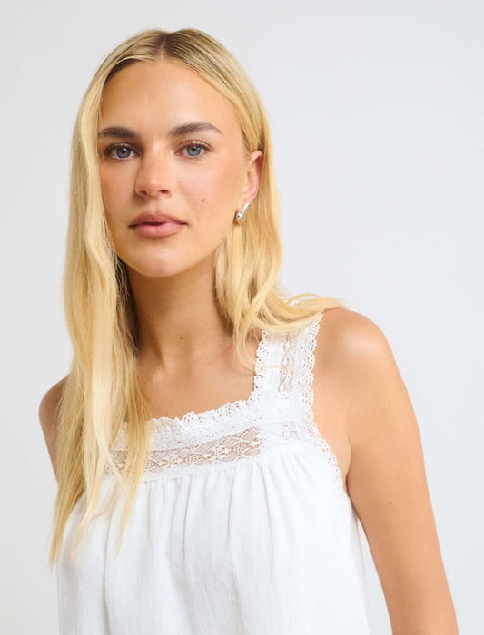 Willow Top | White - Camis and Tanks