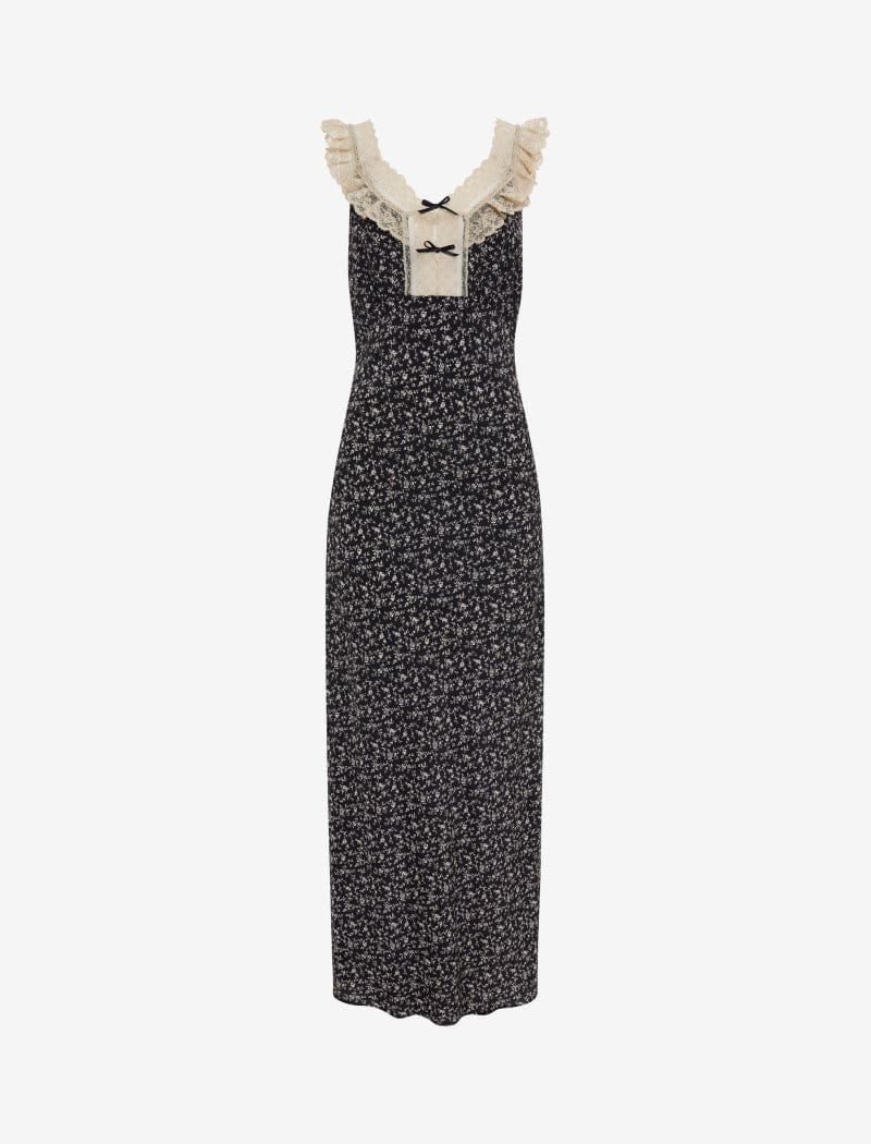 green emerald velvet dress Windsor Maxi Dress