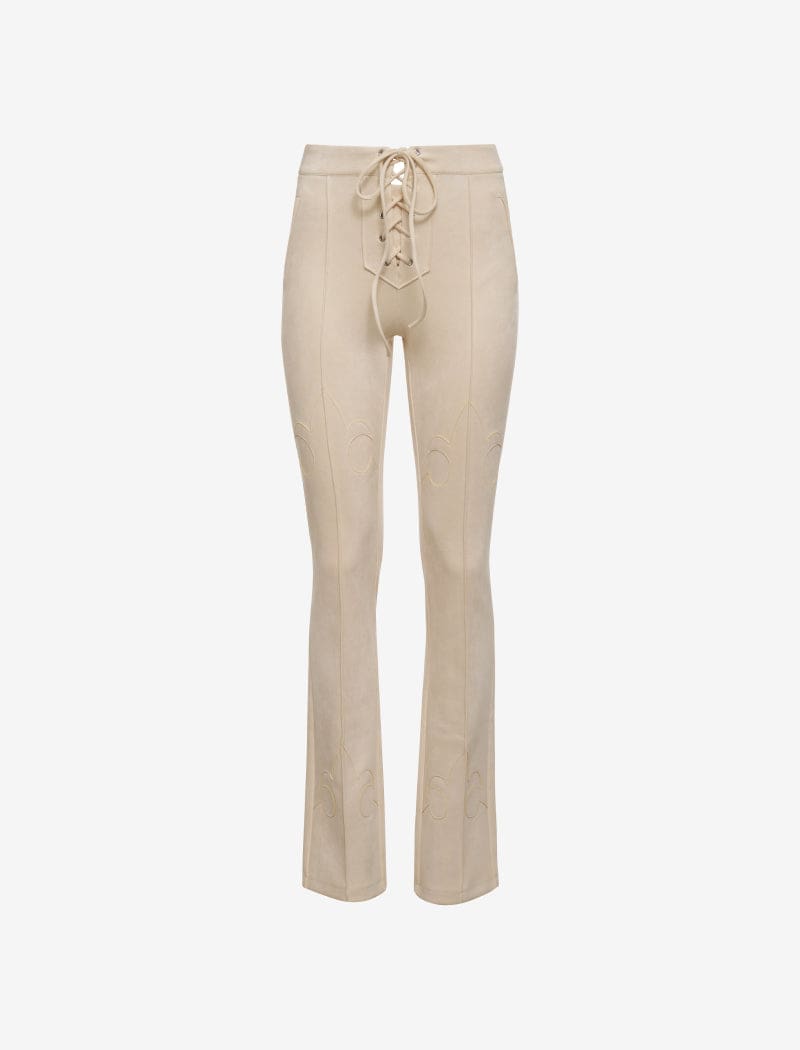 Yellowstone Pant | Cream Suede - Pants